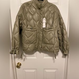 Brand New Faux Leather Zara Jacket